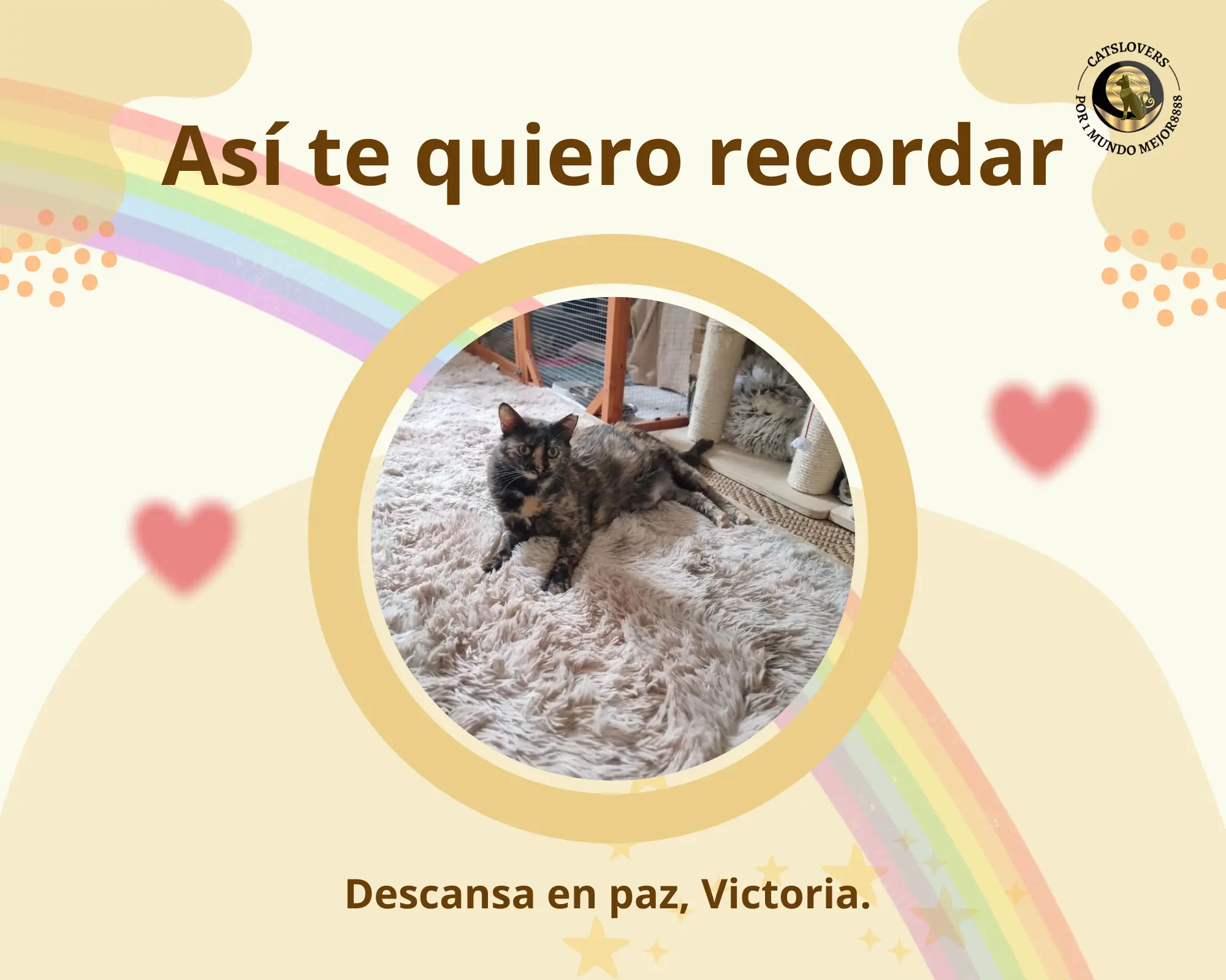 descansa en paz Victoria